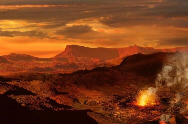 Почему в атмосфере Венеры возникают вспышки. Вспышке на планете могут быть связаны с падением метеоров. Фото.