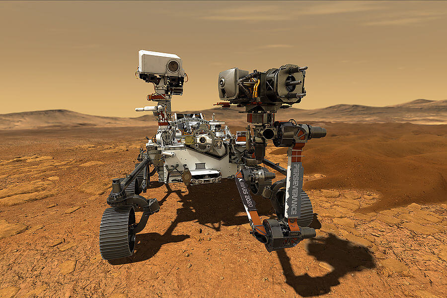 На Марсе достаточно кислорода, чтобы поддерживать жизнь и заправлять топливом ракеты. Марсоход НАСА смог получить большое количество кислорода из атмосферы Марса. Фото.