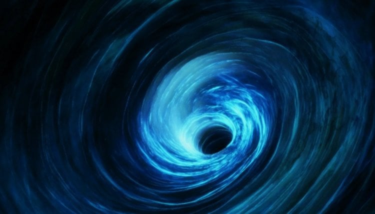 Что происходит внутри черной дыры. Считается, что внутри черных дыр объекты вытягиваются. Фото.