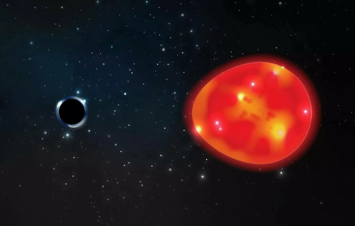 Самая близкая черная дыра. Единорог также привлекает ученых тем, что может быть самой маленькой известной науке черной дырой. Фото.