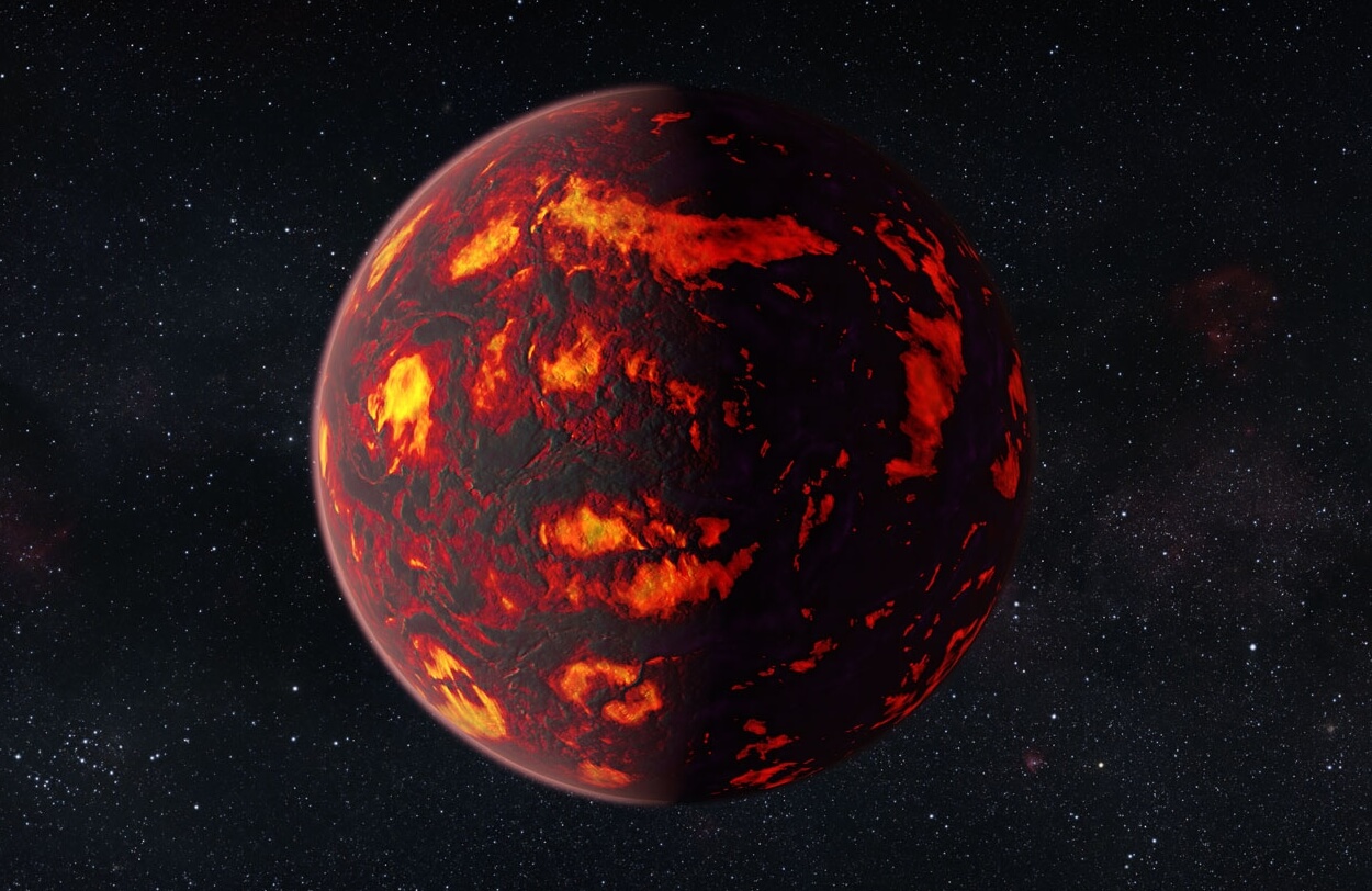 Что такое экзопланета. Примерный внешний вид экзопланеты 55 Cancri Е. Фото.
