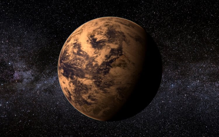 Gliese 667 C c. Примерный внешний вид экзопланеты Gliese 667 C c. Фото.