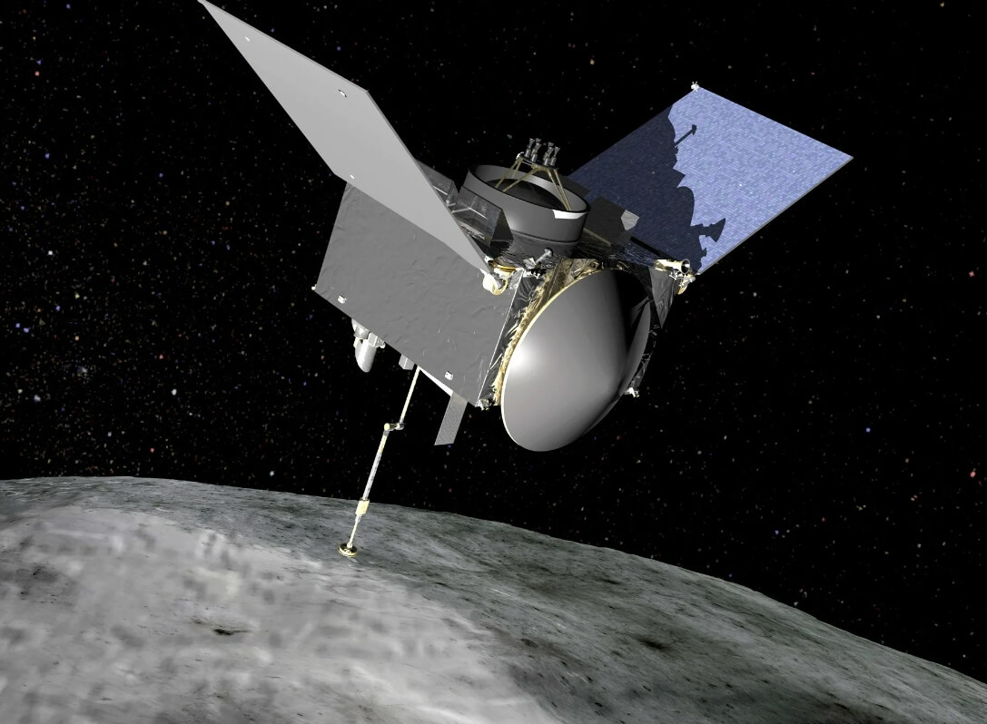 Миссия OSIRIS-REx по изучению астероида Бенну. Межпланетная станция OSIRIS-REx. Фото.