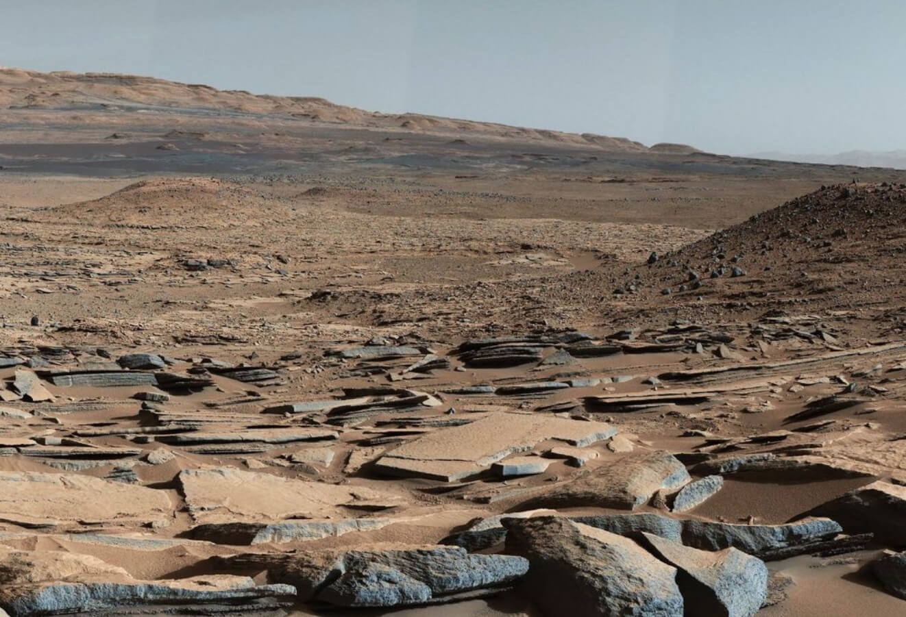 На что похожа планета Марс. Поверхность Марса, снятая аппаратом «Кьюриосити». Фото.