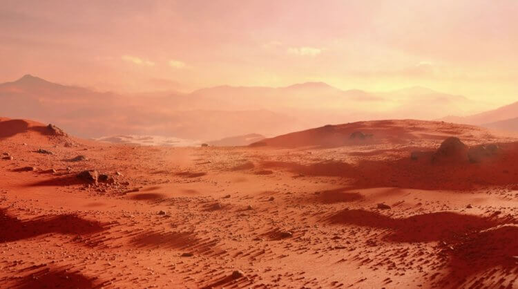 Температура на Марсе и пылевые бури. На планете Марс очень холодно, это научно доказанный факт. Фото.