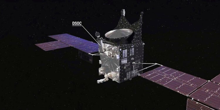 Лазерный сигнал из космоса принят на Земле. Аппарат Psyche успешно передал на Землю лазерный сигнал с расстояния 16 миллионов километров. Фото.