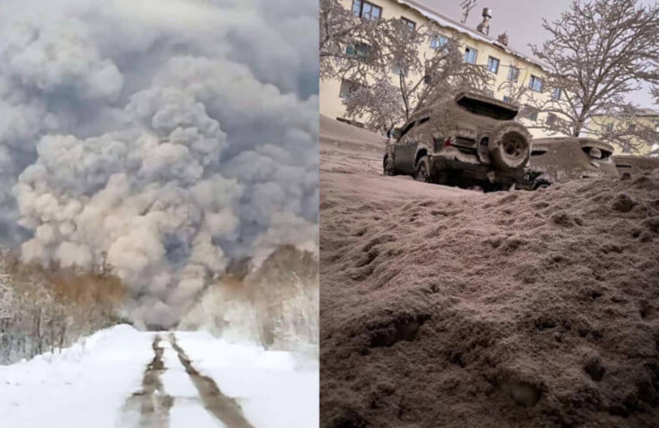 Какие вулканы извергаются в России. Последствия извержения вулкана Шивелуч. Фото.