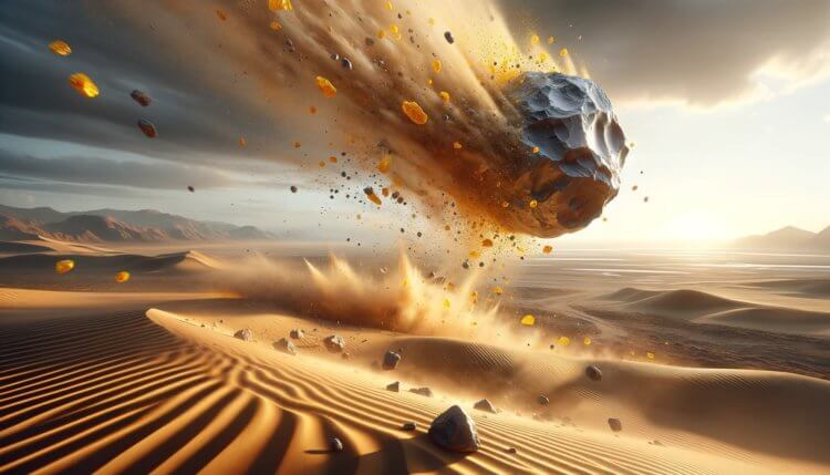 Разгадана тайна ливийского стекла — загадочного материала, найденного в пустыне Сахара. Прямо сейчас в пустыне Сахара лежат тысячи минералов, которые образовались в результате падения метеорита. Фото.