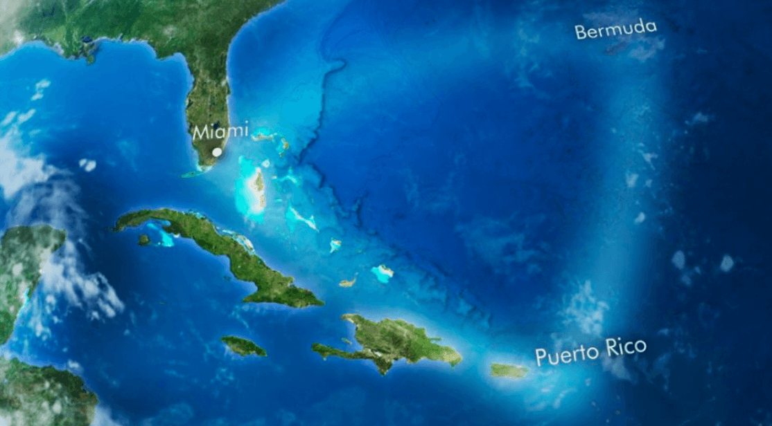 Что происходит с водой возле Бермудских островов. Легенда о Бермудском треугольнике не имеет научного подтверждения. Фото.