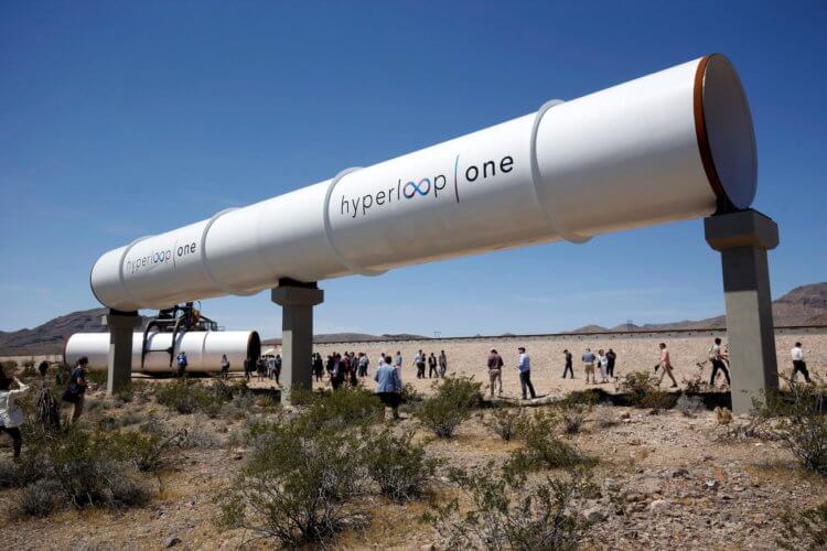 Почему Hyperloop не удалось реализовать. Экспериментальная трасса для испытаний Hyperloop. Фото.