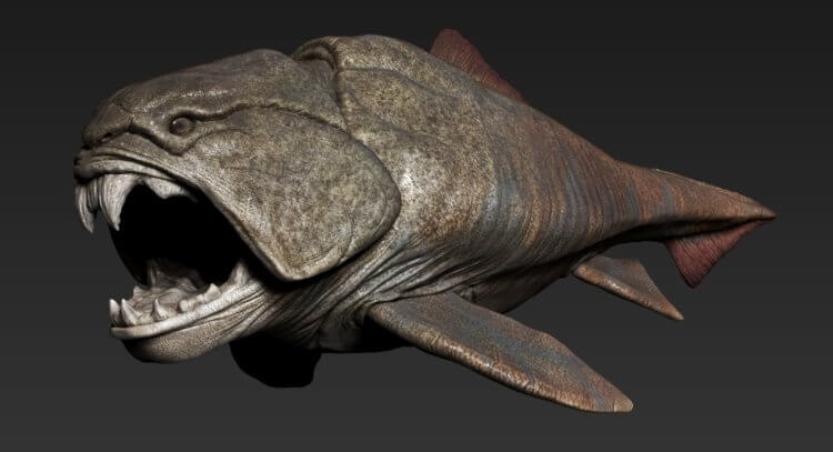 Дунклеостеи — древние рыбы опаснее акул. Не будет преувеличением если сказать, что дунклеостеи выглядели страшнее акул. Изображение: ArtStation. Фото.