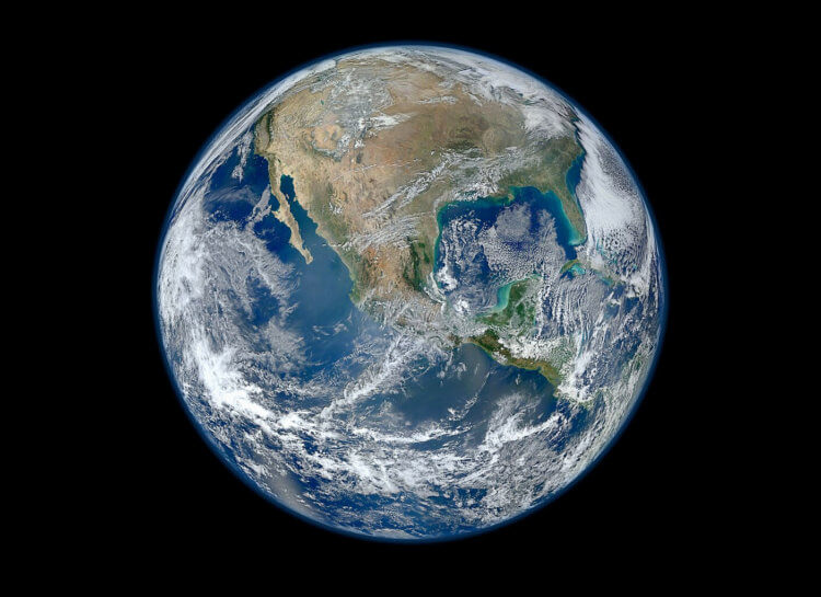 Самая известная фотография Земли. Фотография Blue Marble 2012. Источник: NASA. Фото.
