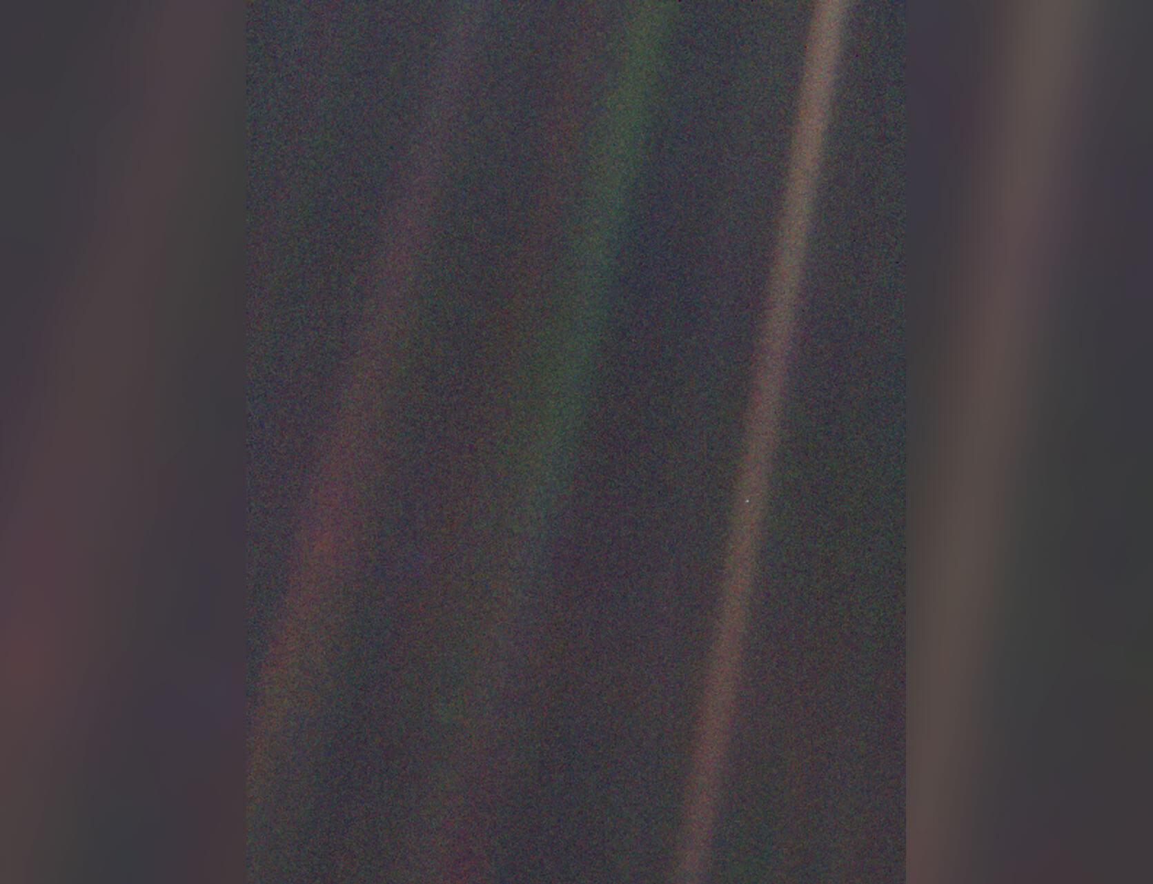 Бледно-голубая точка. Фотография Pale Blue Dot. Источник: NASA. Фото.