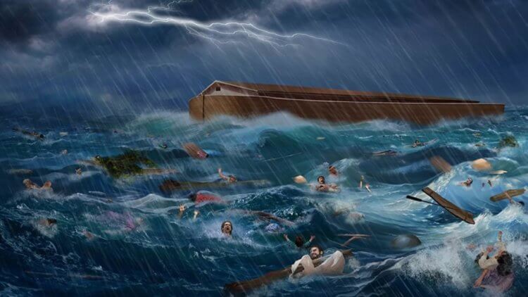 Миф о всемирном потопе. Согласно легенде, всемирный потоп произошел 5000 лет назад. Изображение: Erniecarrasco. Фото.