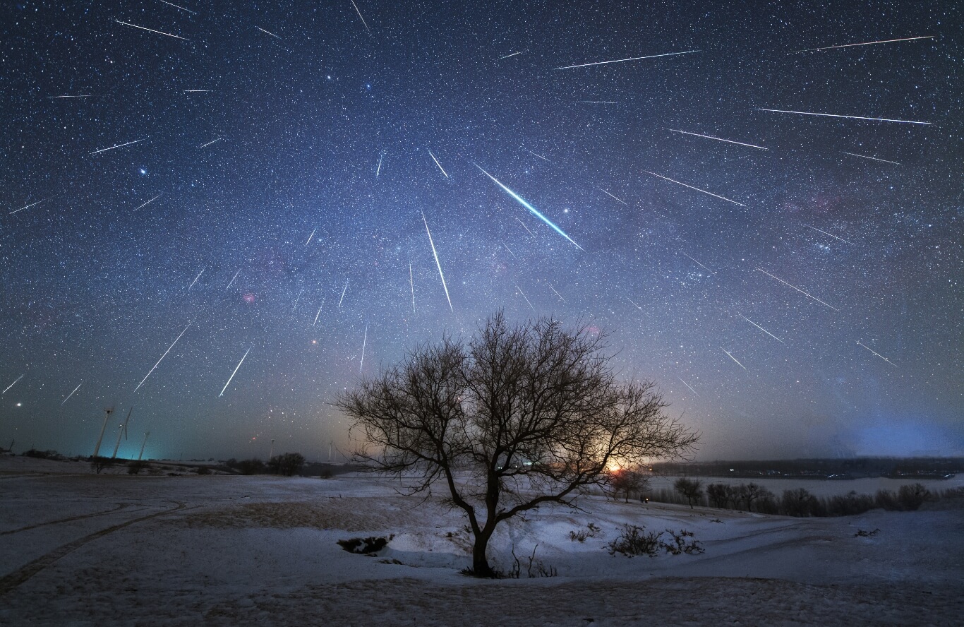 Как увидеть звездопад Геминиды — самый красивый метеорный поток зимы 2023 года. Геминиды — самое красивое астрономическое явление зимы 2023 года. Фото.
