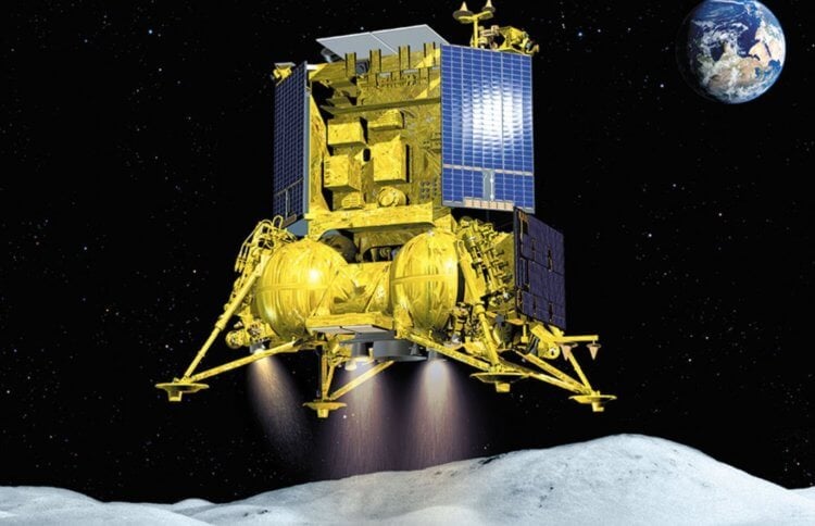 Из-за чего разбилась «Луна-25» в 2023 году. Исследовательская станция «Луна-25». Изображение: РБК. Фото.