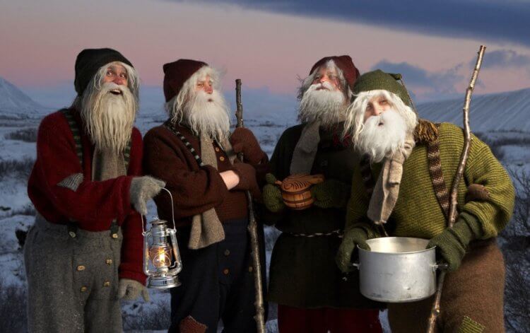 Исландские Деды Морозы — Йоласвейнары. Исландские Йоласвейнары. Фото.