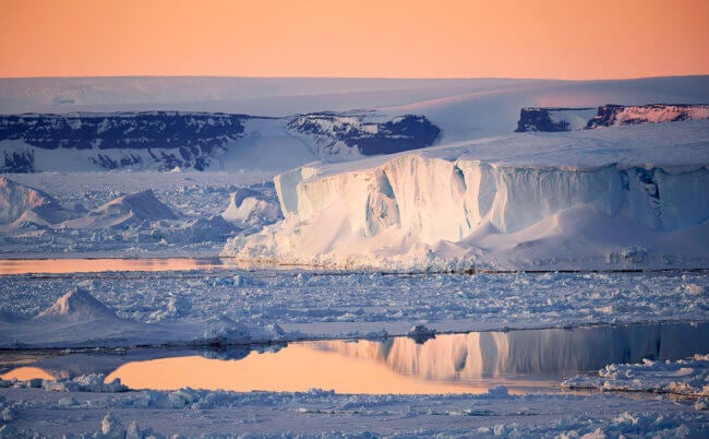 Когда древние люди впервые посетили Антарктиду. Фото.
