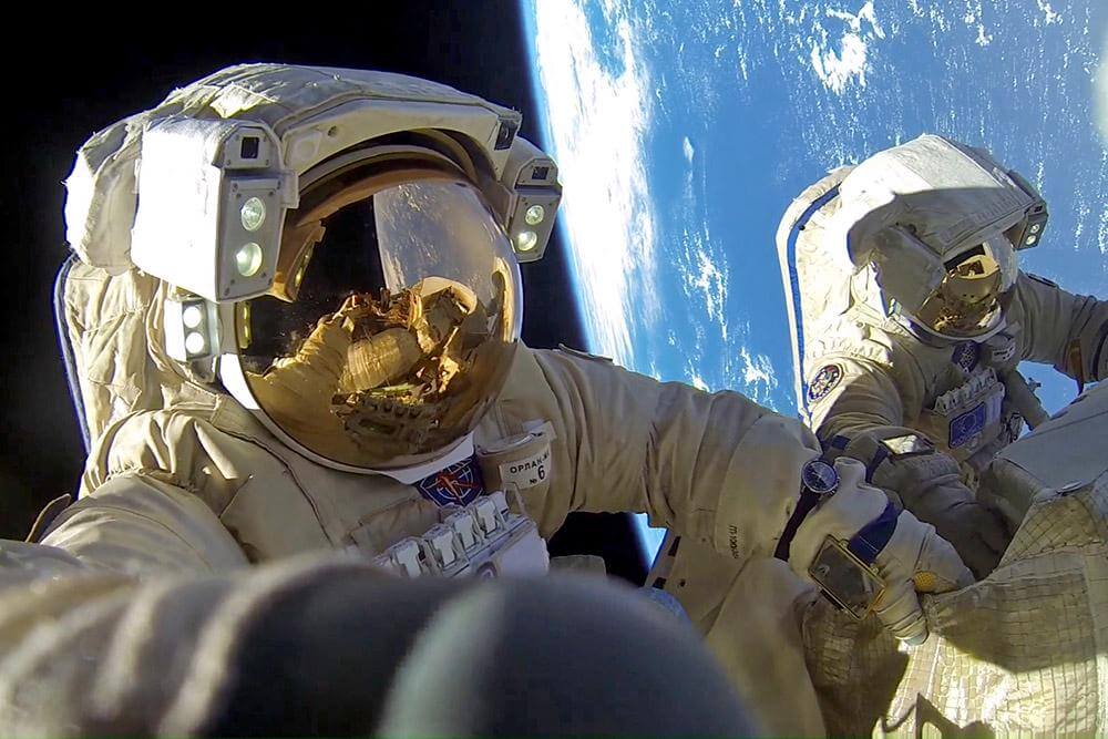 Какие продукты можно выращивать в космосе. Астронавты в космосе нуждаются в особом питании, так как сталкиваются со множеством стрессов, которые отсутствуют на Земле. Фото.