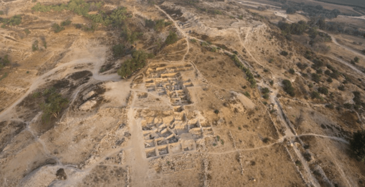Как магнитное поле Земли помогло археологам. Библейский город Гат был разрушен в результате пожара. Фото.