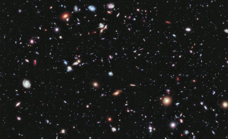 Фотографии галактик в космосе. Фотография Hubble Extreme Deep Field (XDF). Фото.