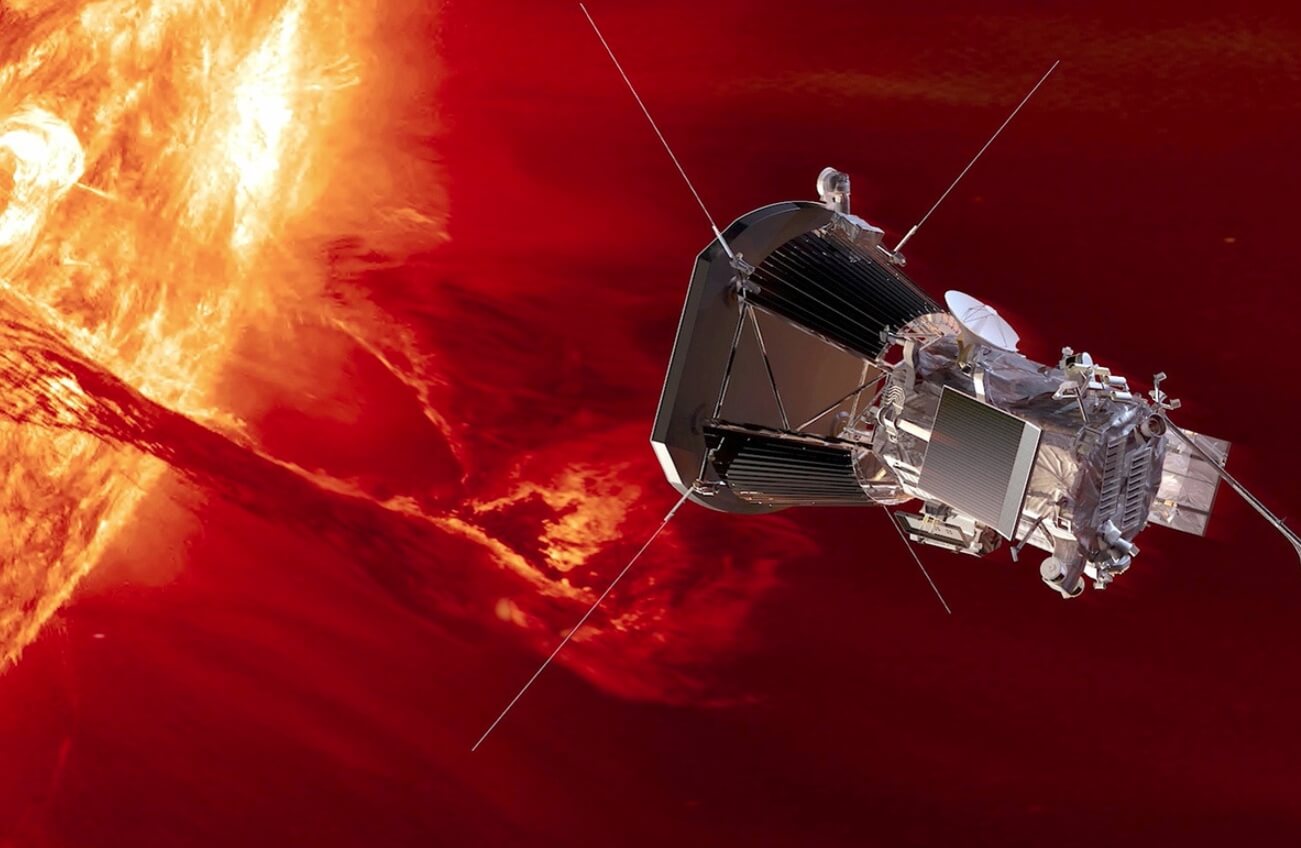 Почему зонд «Паркер» не сгорел на Солнце. Солнечный зонд «Паркер» испытывает меньше проблем, чем может показаться. Изображение: NASA. Фото.