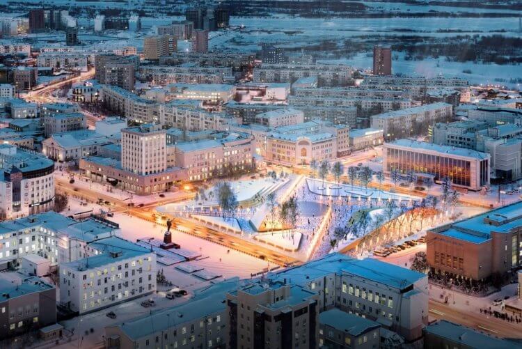 Якутск — самый холодный город с большим населением. Город Якутск зимой. Фотография: Picworld. Фото.