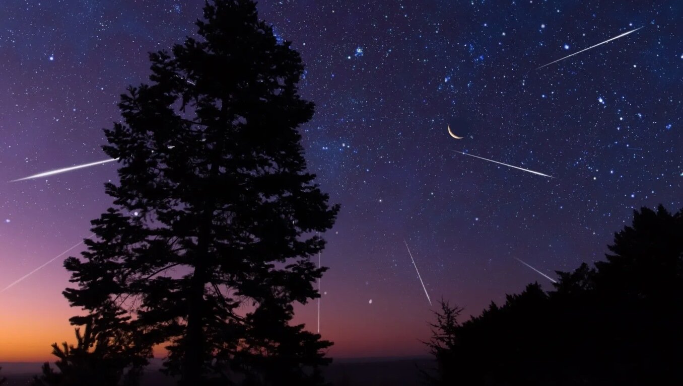 Звездопад Лириды в апреле 2024 года. Звездопад Лириды известен человечеству с очень давних времен. Фото.