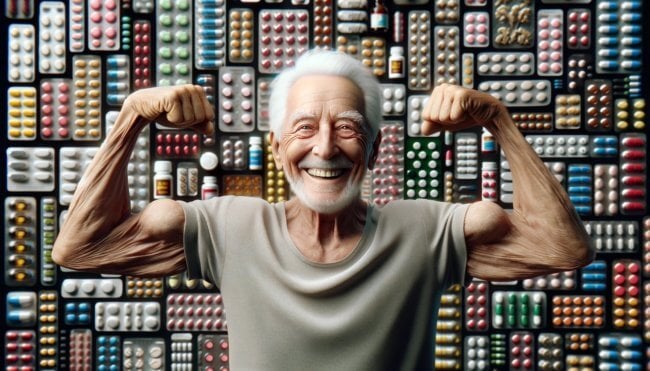 Эта пищевая добавка устраняет признаки старости — пожилые люди становятся умнее и сильнее. Фото.