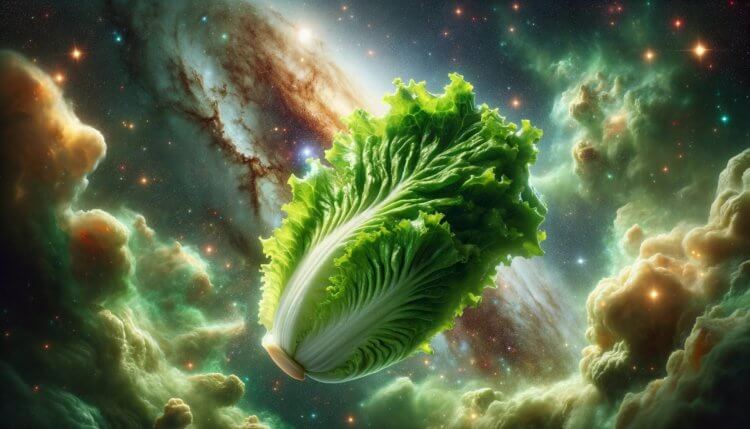 Выращенная в космосе зелень может привести к смерти астронавтов. Выращенный в космосе салат сохраняет свою пользу, но в него запросто могут проникнуть опасные бактерии. Фото.