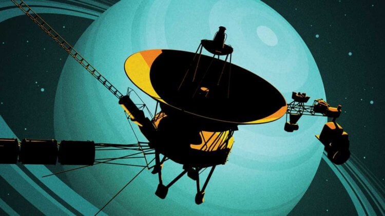 Unreadable data. The Voyager 1 space probe entered the interstellar space in 2012, and Voyager 2 in 2018. Image: Sciencefocus.com. Photo.