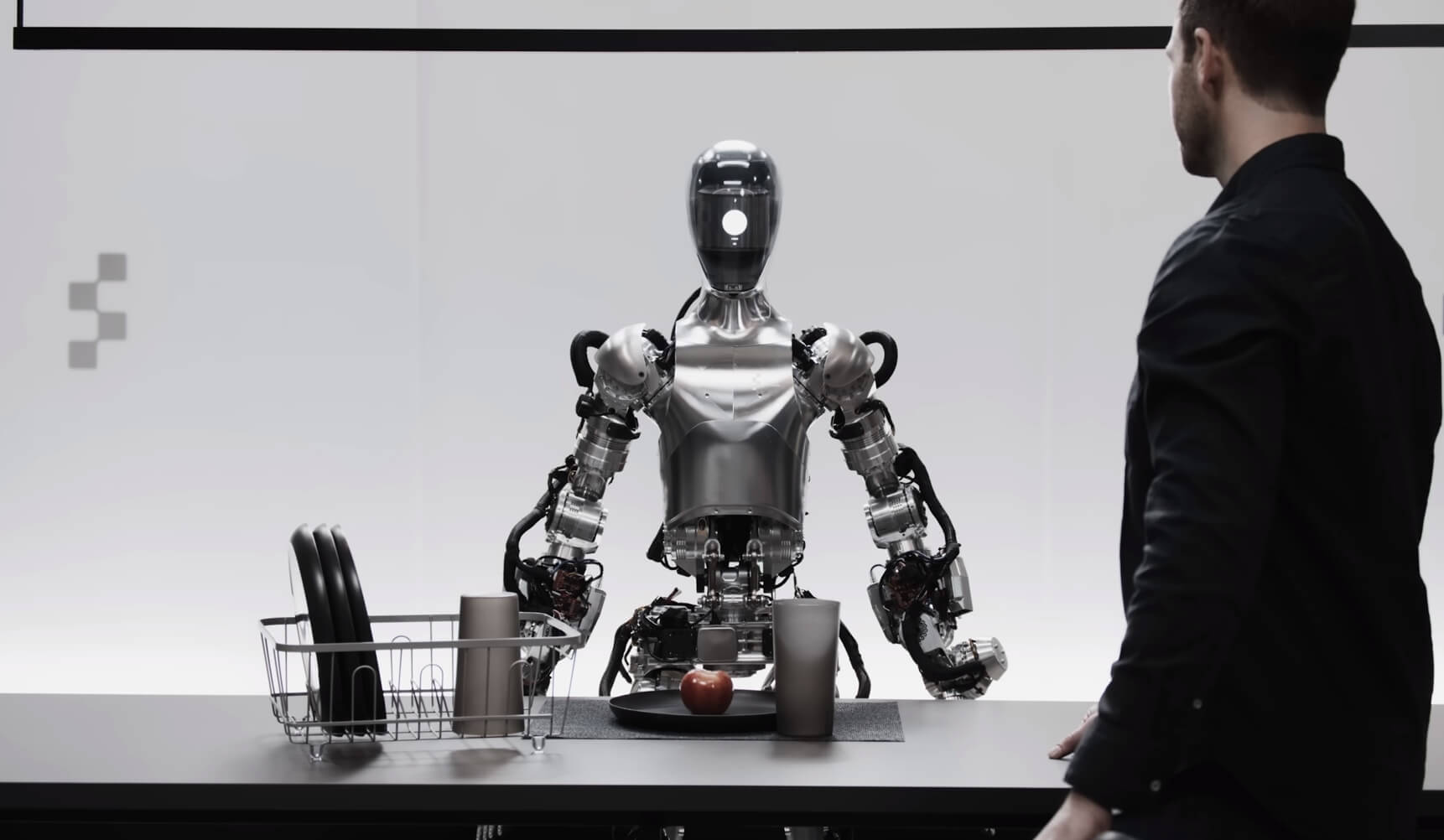 Робот Figure 01 с нейросетью ChatGPT. Он почти как человек! Робот Figure 01 поражает своими способностями. Фото.