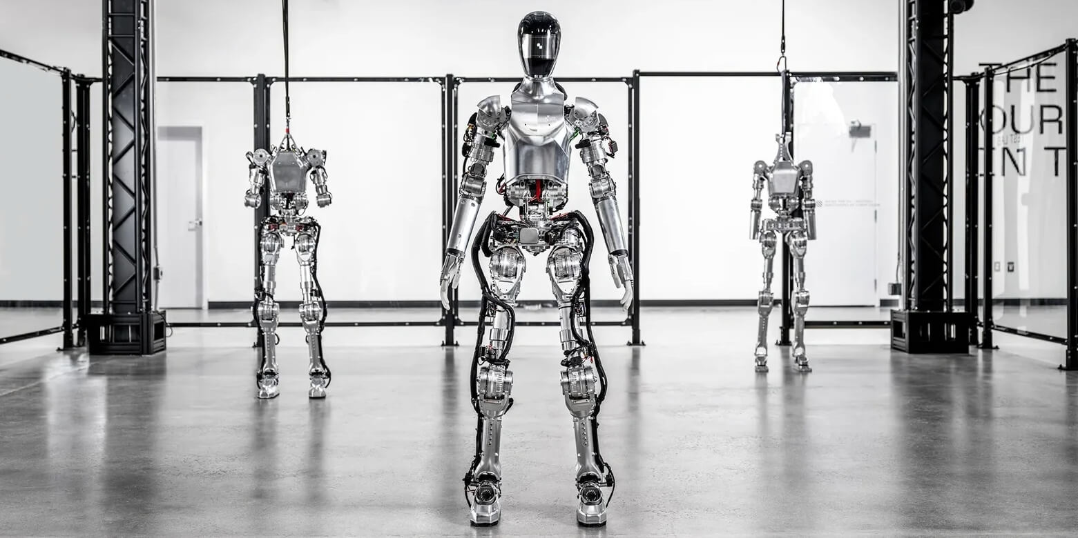 Самый умный робот в мире. Робот Figure 01 в полный рост. Фото.