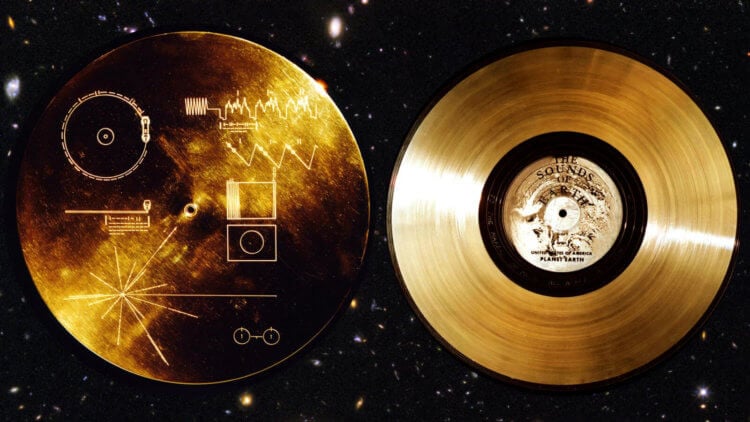 Hvad skete der med Voyager 1? Guldpladen installeret ombord på Voyager 1 og Voyager 2. Billede: jpl.nasa .gov. Foto.
