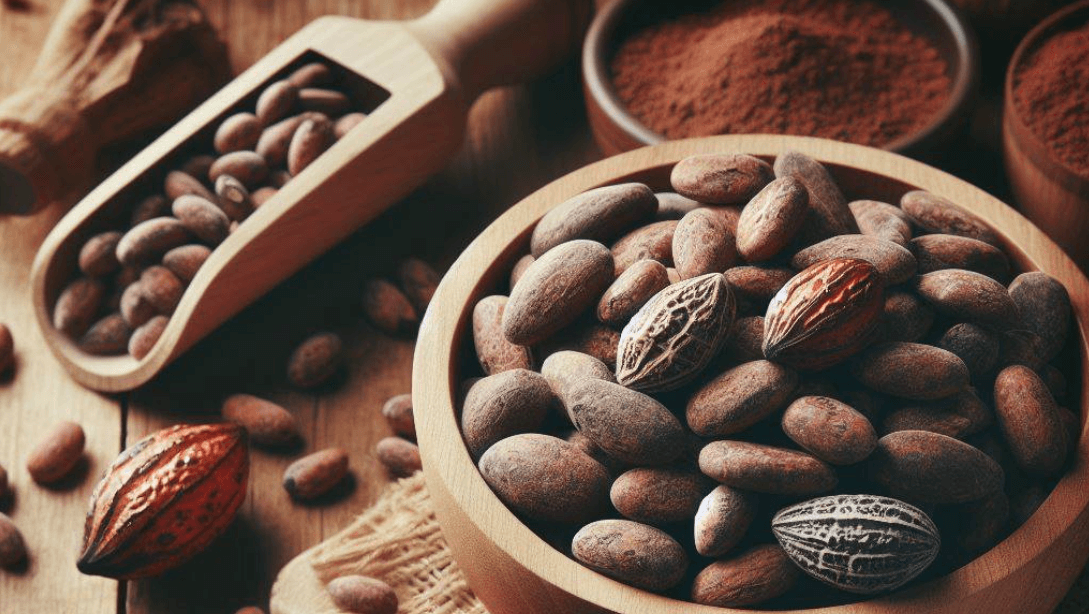 Как шоколад влияет на мозг. Какао-бобы содержат теобромин и другие полезные вещества. Фото.