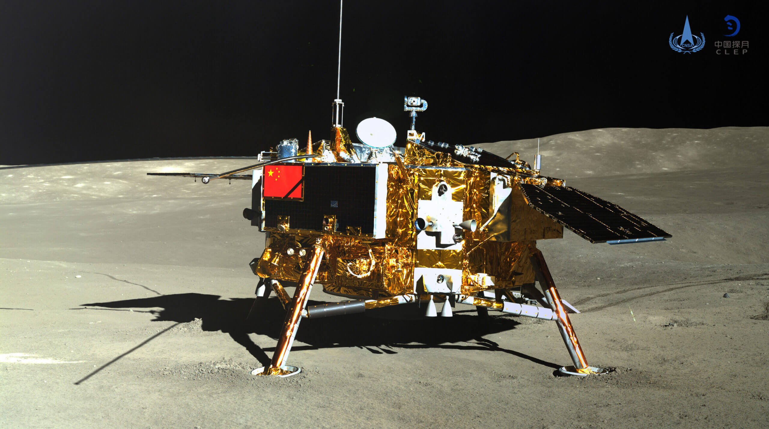 На Луне проросли растения. На борту «Чанъэ-4» пророс хлопок и пережил экстремальную ночную температуру. Фото.