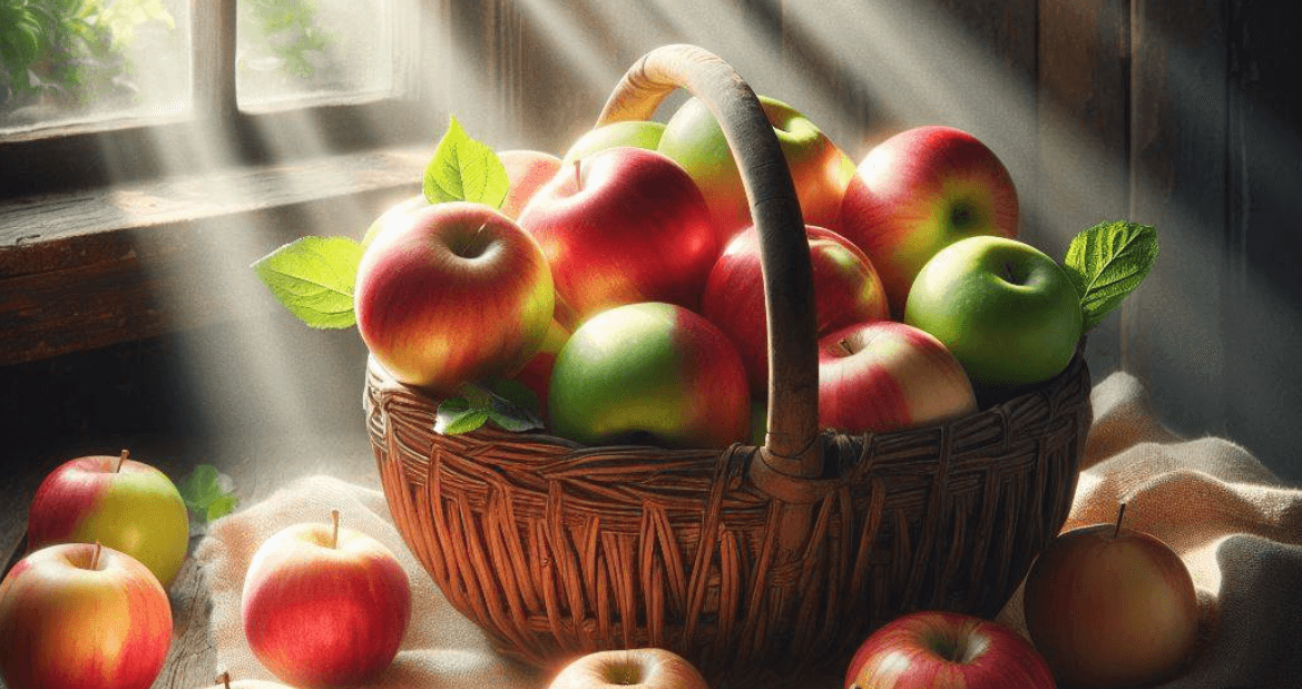 Кожура яблок — ценный продукт для здоровья. Кожура яблок содержит большое количество антиоксидантов. Фото.