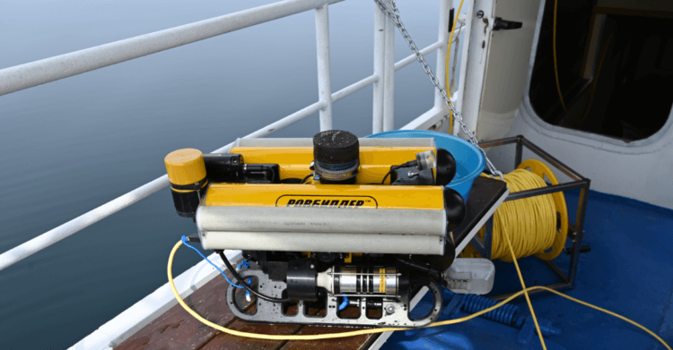 Vad är lervulkaner. En undervattensrobot med vilken forskare utforskade botten av Bajkalsjön. Bildkälla: sbras.info. Foto.