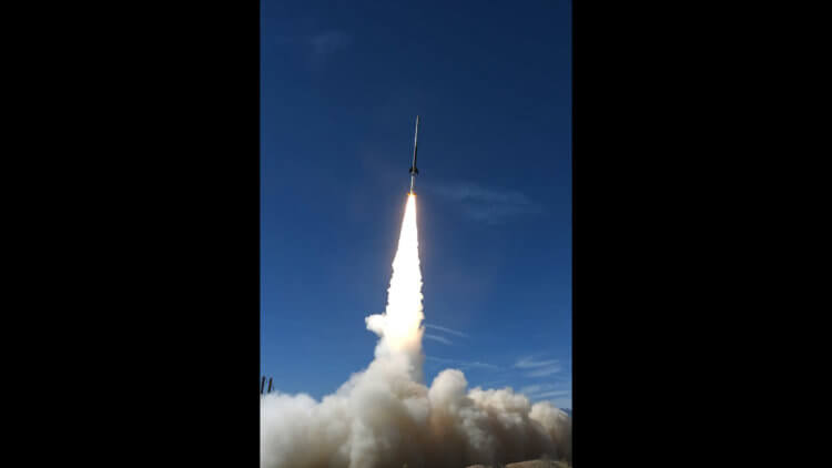 NASA-raketer kommer att studera jonosfären under förmörkelsen. En NASA-raket har redan avfyrats under en partiell solförmörkelse 2023. Foto.