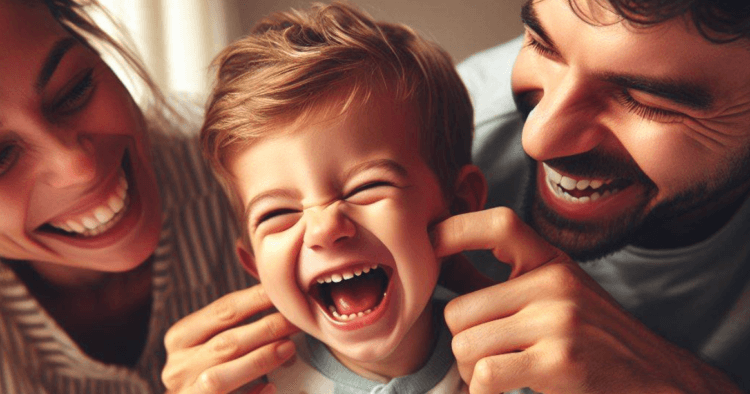 Hvorfor griner folk, når de er kildende. Den nøjagtige årsag til latter forårsaget af kildren er stadig ukendt. Foto.