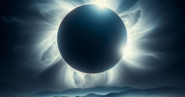 Vad händer med atmosfären under en solförmörkelse. En solförmörkelse påverkar olika processer som sker i atmosfären. Foto.