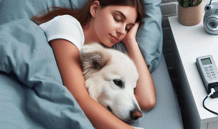 Hvorfor du ikke bør sove i samme rum med en hund. Forskere anbefaler ikke at sove i samme rum, især i samme seng med en hund. Foto.