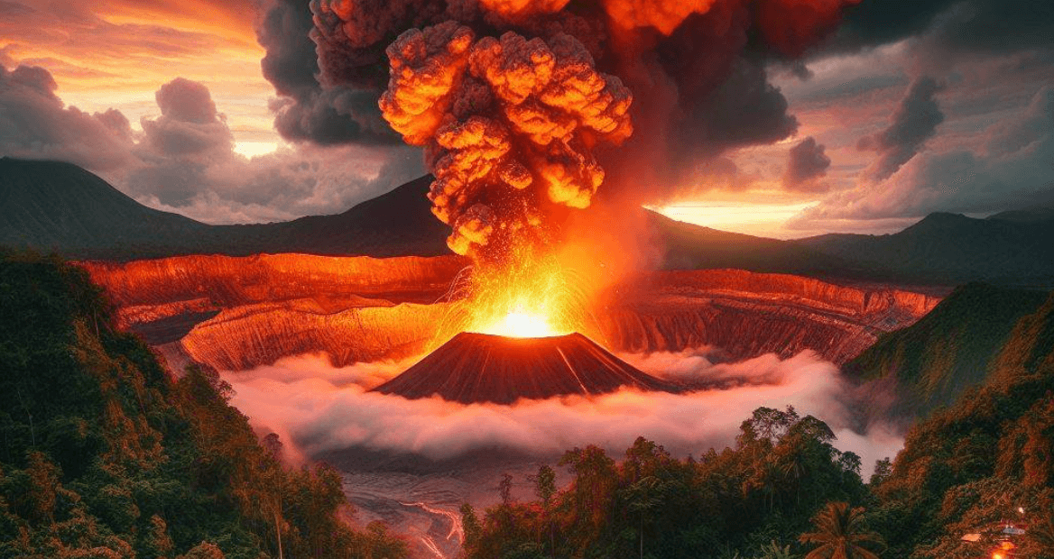 Почему произошел “год без лета”. До тамборского извержения произошло еще одно мощное извержение вулкана в тропиках. Фото.