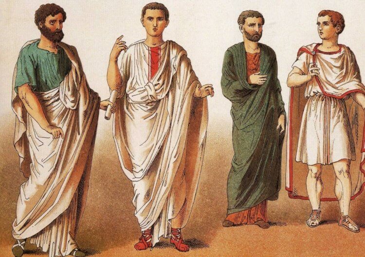 Lange lever i oldtiden. Måske levede mænd i det antikke Rom op til 70 år. Kilde: arzamas.academy. Foto.