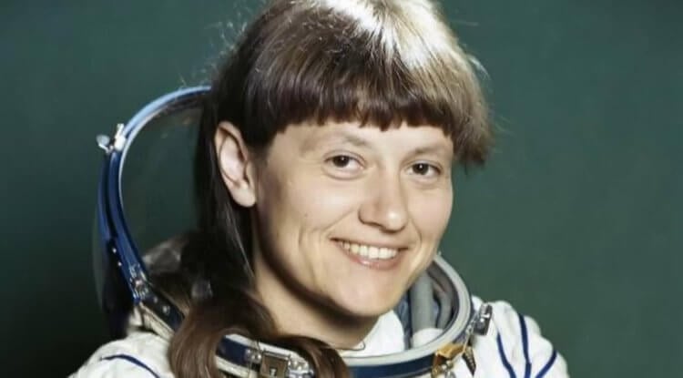 Svetlana Savitskaya - den första kvinnan i yttre rymden. Svetlana Savitskaya 1984. Källa: kosmos-memorial.ru. Foto.
