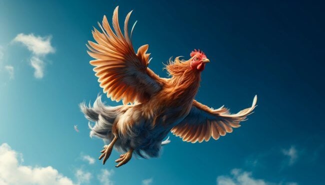 Почему курицы не умеют летать как все другие птицы. Фото.