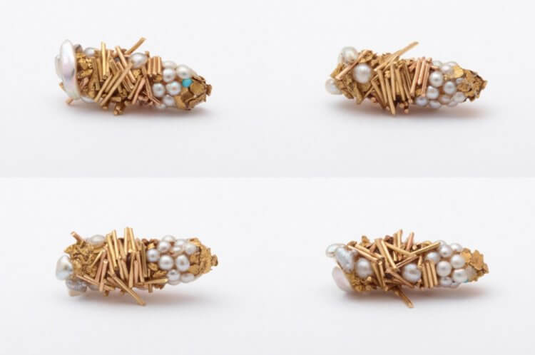 Smykker lavet af insekter. Designeren bruger forskellige smykker. Billede: livemaster.ru. Foto.