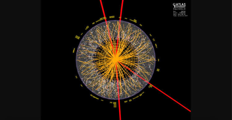 How does the Higgs boson help unlock the mysteries of the Universe? The Higgs boson is a fundamental particle that was discovered just 12 years ago. Image: assets.newatlas.com. Photo.