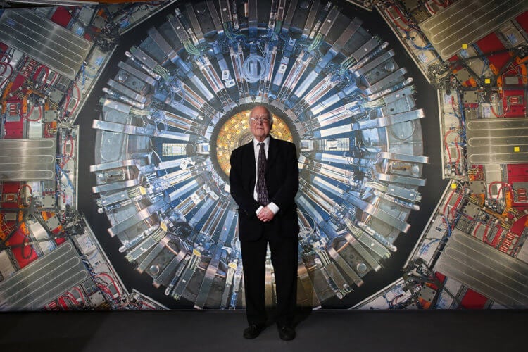 The Higgs Legacy. Peter Higgs is a British theoretical physicist, professor at the University of Edinburgh. Nobel Prize winner in physics. Image: dzeninfra.ru. Photo.
