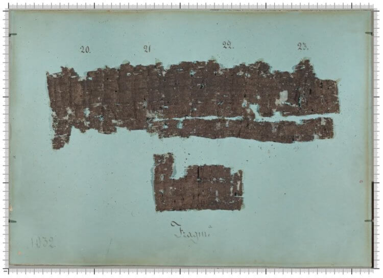 Deciphering ancient texts. An ancient scroll, which scientists are deciphering. Photo source: iflscience.com. Photo.